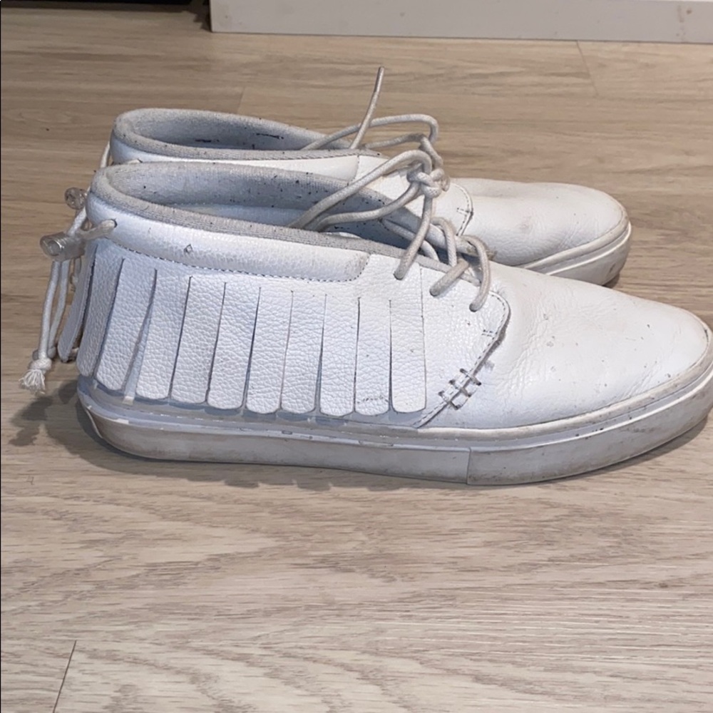 Clear Weather fringe sneakers